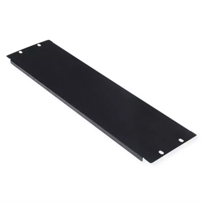Τυφλή πλάκα ROLINE 19 ιντσών 3U μαύρο χάλυβας 480 mm