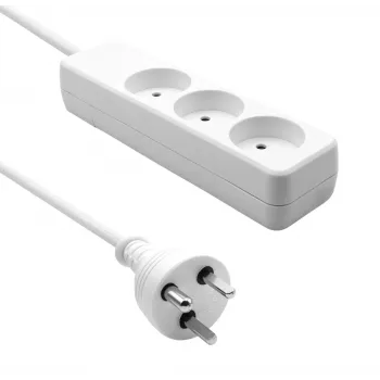 Πολύπριζο ProXtend K3-KIT05W — προέκταση ρεύματος 3 θέσεων, καλώδιο 5 m