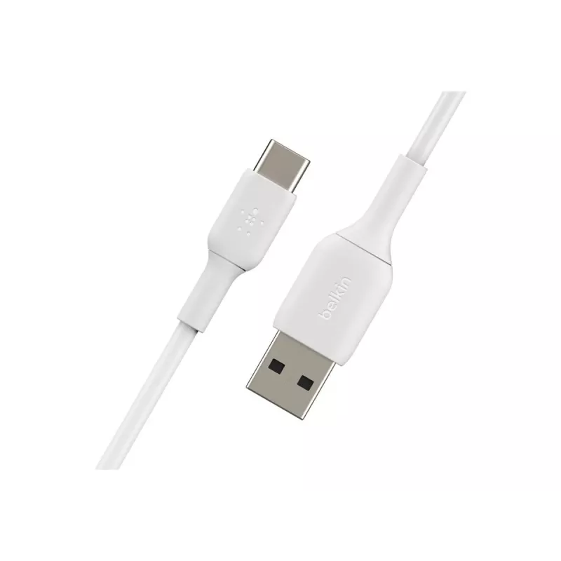 Καλώδιο PVC USB-C σε USB-A 15 cm λευκό