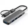 Αντάπτορας USB 3.0 - 3 x USB 3.0, SD, TF