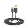 Καλώδιο USB UGREEN US132 Mini-USB 1 m — μαύρο, 480 Mbit/s, γρήγορη φόρτιση