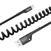 Baseus Σπιράλ καλώδιο Lightning 1m 2A (μαύρο)