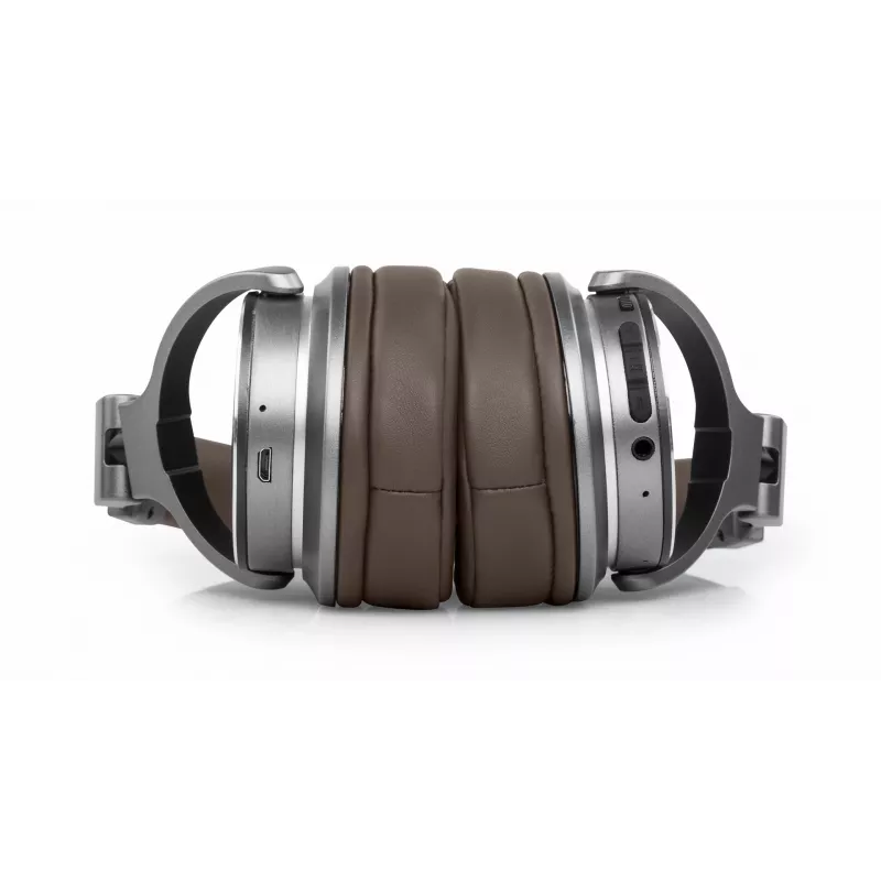 Muse M-278 BT Headset Ασύρματα ακουστικά κεφαλής Micro-USB Bluetooth καφέ, ασημί