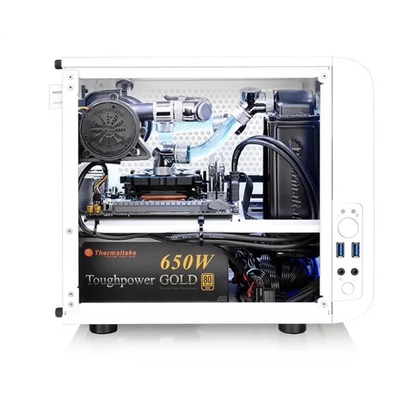 Thermaltake Core V1 Snow Edition Cube Λευκό