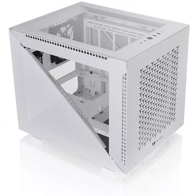 Κουτί PC Thermaltake Divider 200 TG Air Snow Micro Tower Λευκό