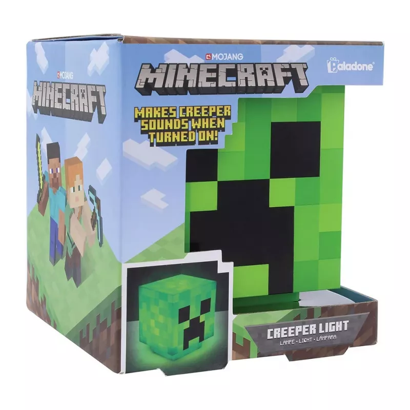 Paladone Minecraft Creeper 3D Design φωτιστικό PP6595MCFV3 — επιτραπέζιο/κρεμαστό φωτιστικό