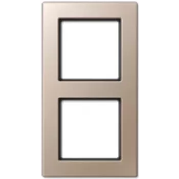 Πλάκα κάλυψης διακόπτη τοίχου JUNG AC 582 CH Champagne, Duroplast, 84×155 mm