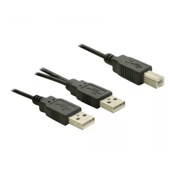 Καλώδιο USB DeLOCK USB-B/USB-A 1 m μαύρο