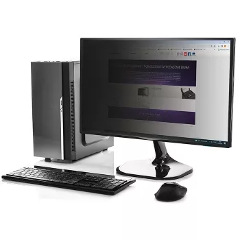 Φίλτρο απορρήτου οθόνης QOLTEC 51056 για οθόνη 22 ιντσών (55,9 cm), 16:10, 475×297 mm, διαφανές