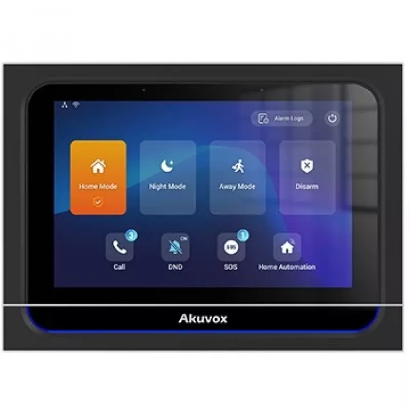 Κεντρική μονάδα ελέγχου Smart Home Akuvox X933H Μαύρο Οθόνη αφής 7 ιντσών