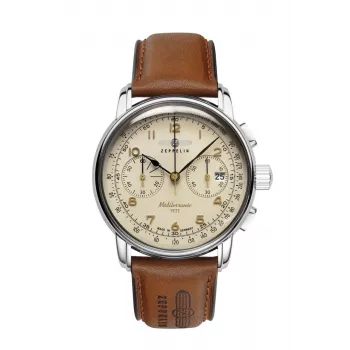 Ρολόι quartz Zeppelin Mediterranee 9670-5 — ανοξείδωτο ατσάλι, αδιάβροχο