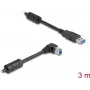 DeLOCK καλώδιο USB Type-A αρσενικό σε Type-B αρσενικό 90° υπό γωνία 3 m