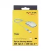 Ποντίκι DeLOCK 12532 Γραφείου αμφίχειρο USB Type-A οπτικό 3200 DPI