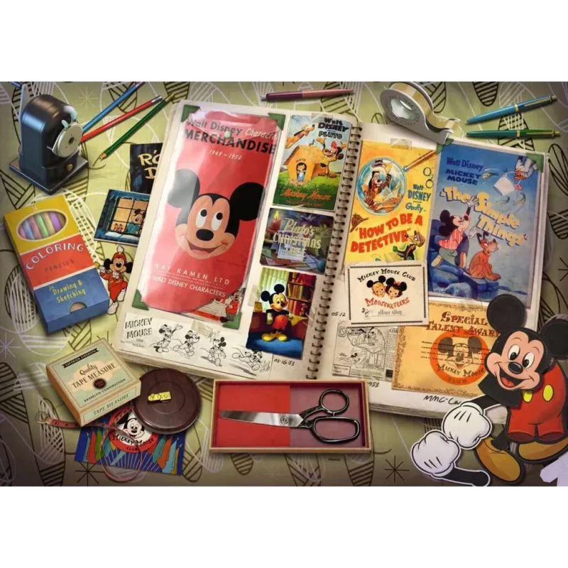 Puzzle 1950 Mickey Moments (1000 τεμάχια)