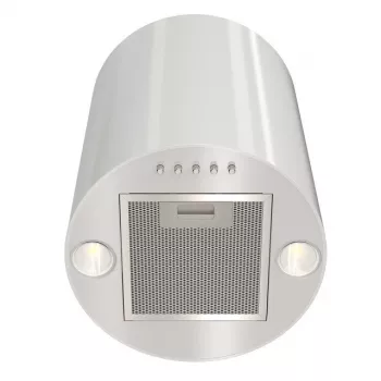 Απορροφητήρας MAAN Elba Mini WPB 431 — λευκό, περίβλημα χάλυβα, ηλεκτρονικός έλεγχος, 120–300 m³/h, ø310 mm, ύψος 400 mm