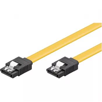 Goobay 95021 Καλώδιο δεδομένων S-ATA για HDD SDD 6 Gbits SATA L-Type αρσενικό σε SATA L-Type αρσενικό μήκος 50 cm ίσιο βύσμα