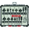 Bosch 2 607 017 472 Σετ φρέζας, 15 τεμ., στέλεχος 8 mm