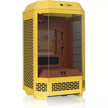 Κουτί Mini Tower THERMALTAKE The Tower 250 Butter Caramel — microATX/Mini-ITX, υποστήριξη ATX, συμπαγές κουτί
