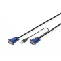 Καλώδιο KVM USB Digitus DS-19232 3m PS/2