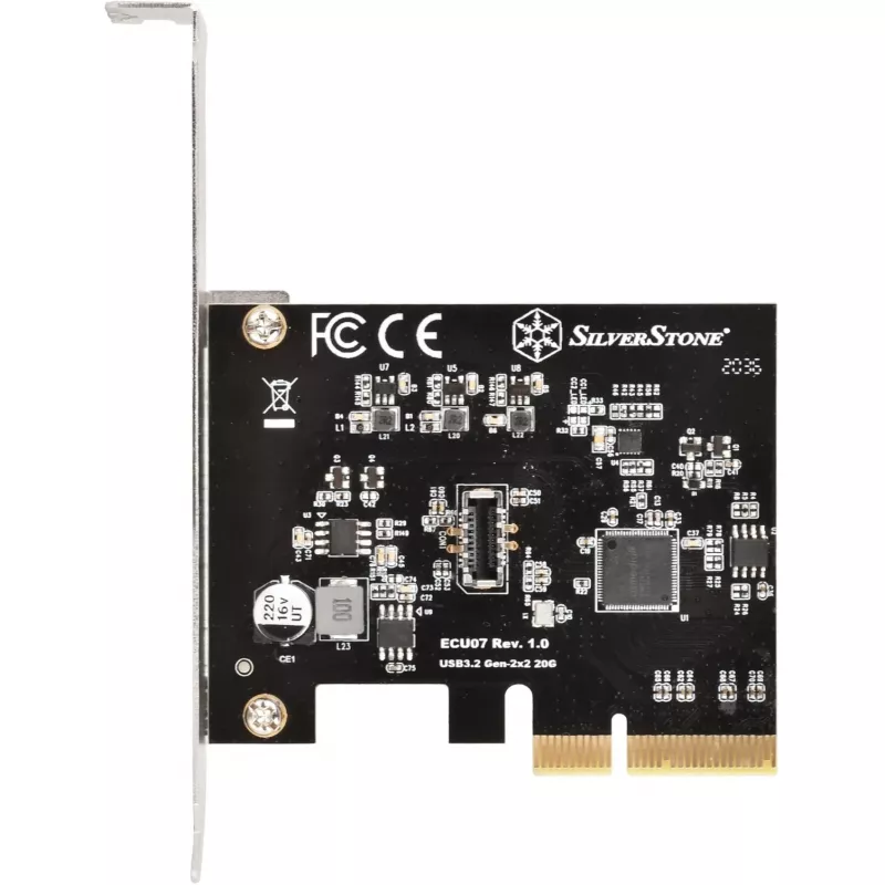 Κάρτα επέκτασης SILVERSTONE SST-ECU07 USB 3.0 PCIe — Προσαρμογέας PCI Express USB 3.0