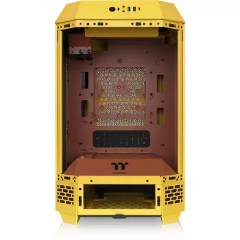 Κουτί Mini Tower THERMALTAKE The Tower 250 Butter Caramel — microATX/Mini-ITX, υποστήριξη ATX, συμπαγές κουτί