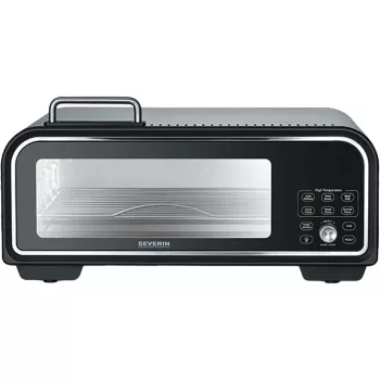 Φούρνος πίτσας Severin PG 8575 2000 W Μαύρο 1 πίτσα ψηφιακός χρονοδιακόπτης