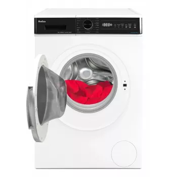 Amica WA3S712BLiSHB ελεύθερο πλυντήριο ρούχων εμπρόσθιας φόρτωσης, 7 kg, 1200 σ.α.λ., 15 προγράμματα, ενεργειακή κλάση B, λευκό