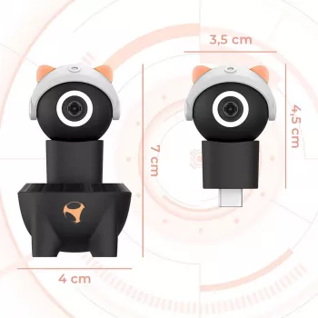 Subsonic Playcam 1080 2in1 HD μίνι κάμερα για Nintendo Switch 2 κόκκινο
