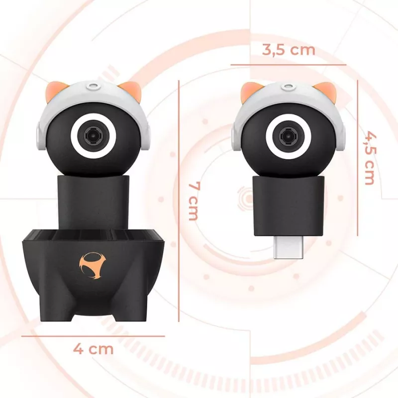 Subsonic Playcam 1080 2in1 HD μίνι κάμερα για Nintendo Switch 2 κόκκινο