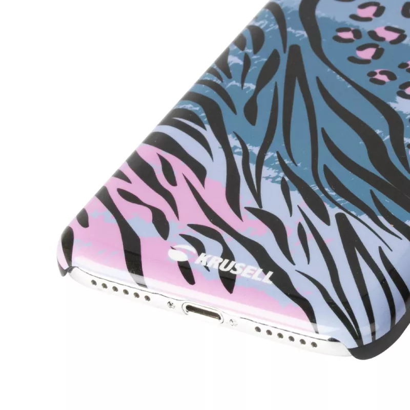 Krusell Limited Cover 61897 θήκη για Apple iPhone 7/8, συμβατή με ασύρματη φόρτιση, μπλε Wild Blue