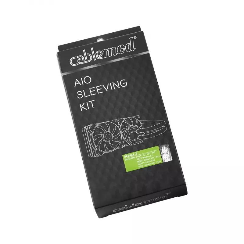 CableMod AIO Sleeving Kit Series 2 για EVGA CLC / NZXT Kraken, λευκό