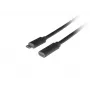 Καλώδιο USB-C σε USB-C LANBERG CA-USBE-20CC-0005-BK, USB 3.2 Gen 1 (5 Gbit/s), 0,5 m, μαύρο