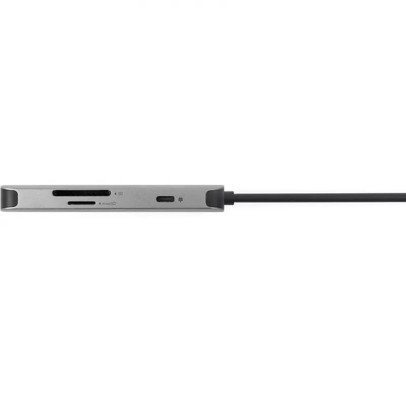Acer HP.DSCAB.018 dongle USB-C 7 σε 1, 3x USB-A 5 Gb/s, HDMI 4K 60 Hz, SD/microSD, 100 W PD, ασημί