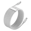 Baseus Simple Wisdom Κιτ καλωδίου δεδομένων USB-C σε Lightning PD 20W (2 τεμ./συσκευασία) 1,5m Λευκό