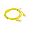 LPATCHCORD Cat.5E UTP 1,5 m Κίτρινο FLUKE PASSED LANBERG συσκευασία 10 τεμ.