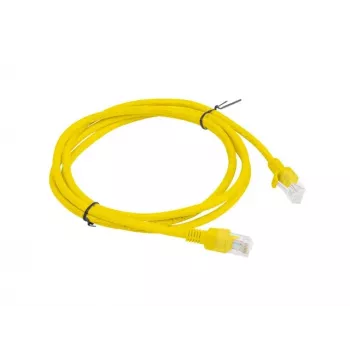 LPATCHCORD Cat.5E UTP 1,5 m Κίτρινο FLUKE PASSED LANBERG συσκευασία 10 τεμ.