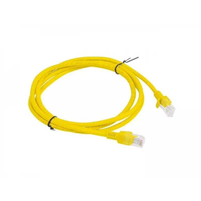 LPATCHCORD Cat.5E UTP 1,5 m Κίτρινο FLUKE PASSED LANBERG συσκευασία 10 τεμ.