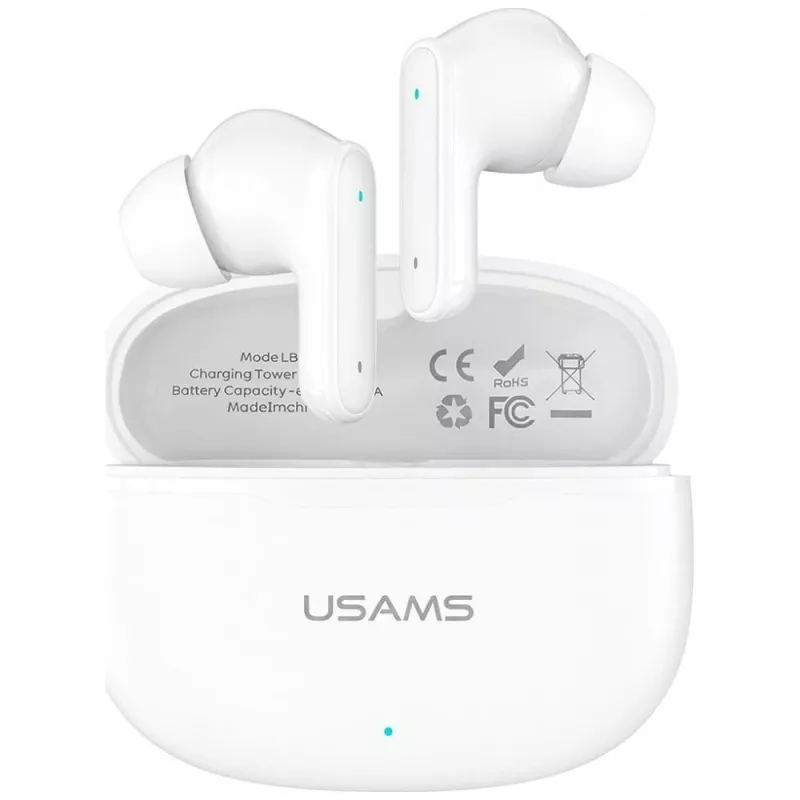 Ακουστικά Bluetooth 6.0 E05 TWS λευκά