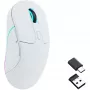Ποντίκι gaming Keychron M3 Δεξιόχειρας RF Wireless + Bluetooth οπτικό 26000 DPI λευκό