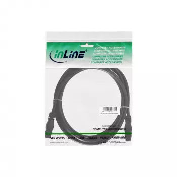 Καλώδιο FireWire 800 InLine 39902 1,8 m αρσενικό/αρσενικό μαύρο