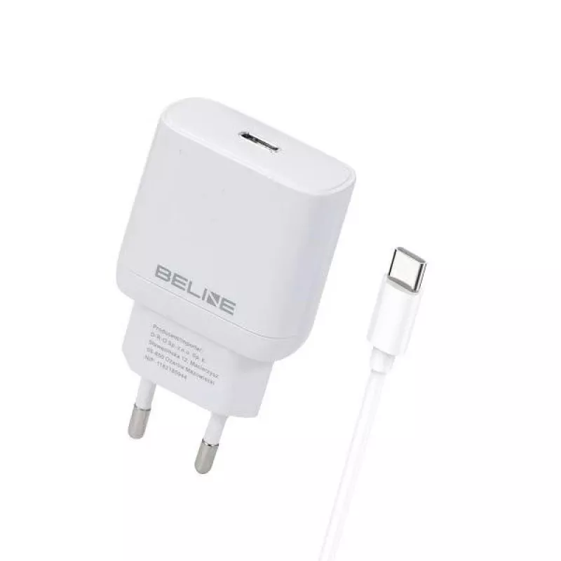 Φορτιστής 30W USB-C Beline Beli02177 λευκό με καλώδιο USB-C