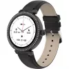 Έξυπνο ρολόι Denver SWC-342B, οθόνη αφής IPS 3,05 cm (1,2") 240 x 240 pixel, Bluetooth, μαύρο
