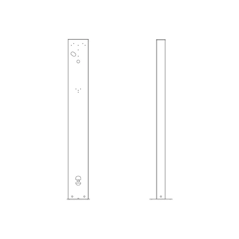 Wallbox Eiffel Basic εξαρτήματα τοποθέτησης – για σταθμό φόρτισης EV – RAL 7043