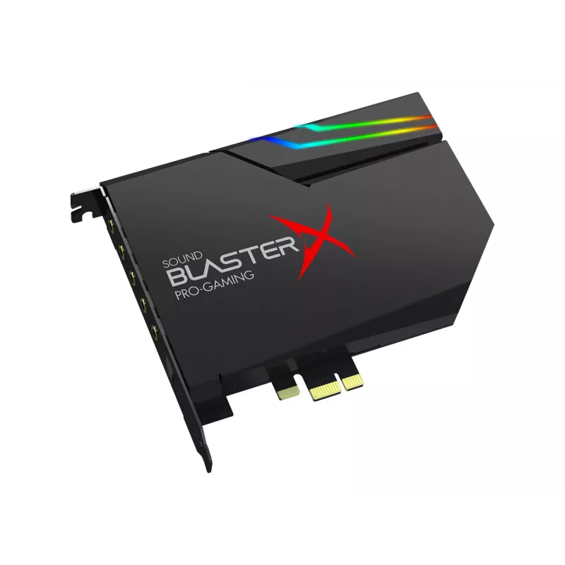 Creative Sound BlasterX AE-5 Plus Μαύρη PCI-e RGB Κάρτα Ήχου Gaming