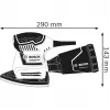 Bosch GSS 160 Multi Πολυλειαντήρας 24000 RPM Πολύχρωμο