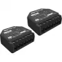 Έξυπνος διακόπτης Shelly 2PM Gen3 Μαύρο 2P Ασύρματος 110-240V