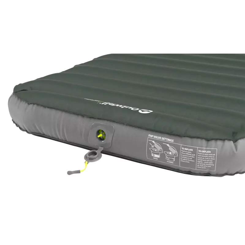 Μονό στρώμα αέρα Outwell 400123 — 1950×600×110 mm, Πολυεστέρας/PVC, πράσινο