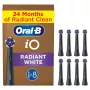 Oral-B IO Series Radiant Λευκό Μαύρο Γνήσιες Κεφαλές Βούρτσας για Λεύκανση Δοντιών 8