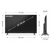 Sharp 32HF2265E TV 81,3 cm (32 ίντσες) HD Smart TV WLAN μαύρο