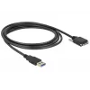 Καλώδιο USB DeLOCK 83599 USB 3.2 Gen 1 3m USB A Micro-USB B Μαύρο